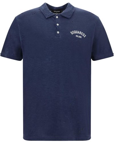 DSquared² Polo Shirts - Blue