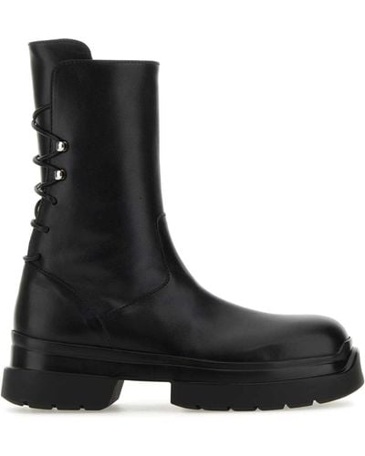 Ann Demeulemeester Leather Kole Ankle Boots - Black