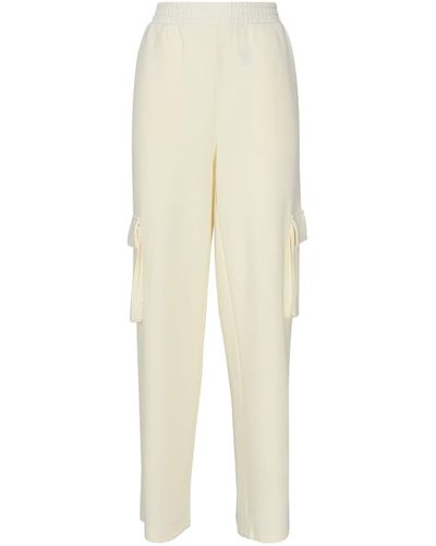 Vero Moda Cargo Pants With Elastic Waist - White