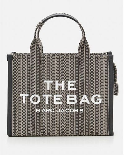 Marc Jacobs The Medium Monogram Jacquard Tote Bag - Black