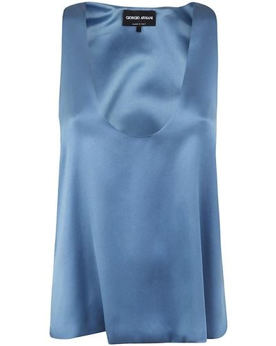 Giorgio Armani Top Clothing - Blue