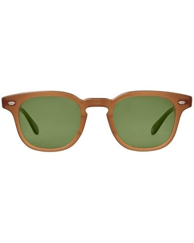 Garrett Leight Sherwood Sun Summer Sun/Pure Sunglasses - Green