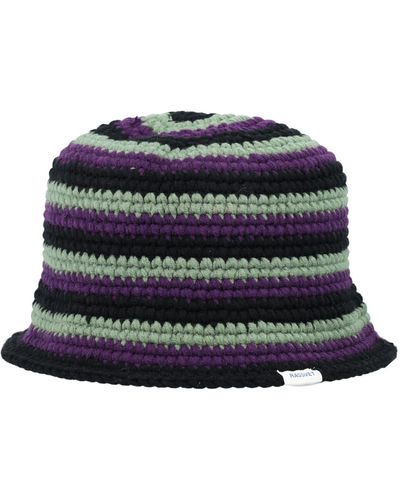 Rassvet (PACCBET) Striped Knit Bucket Hat - Blue