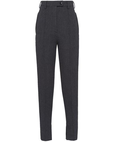 Prada Wool Trousers - Blue