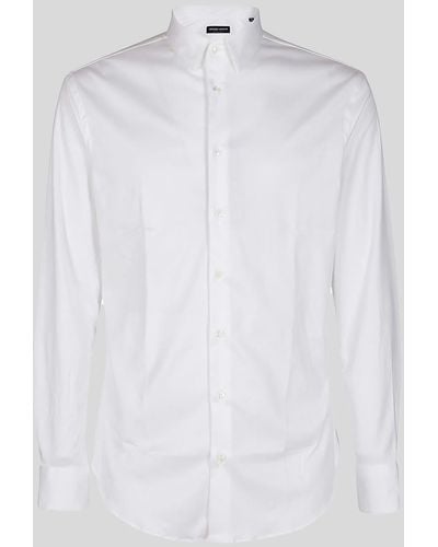 Giorgio Armani Cotton Shirt - White