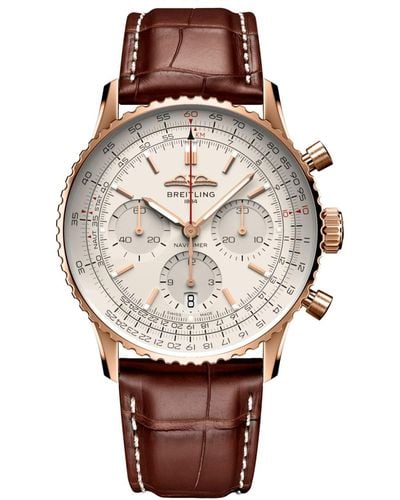 Breitling Navitimer B01 Chronograph 41 Watches - Brown