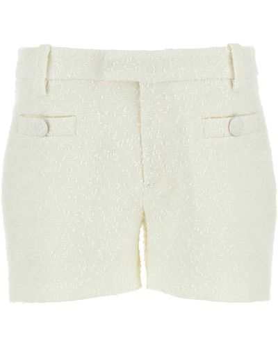 Ami Paris Ami Shorts - White