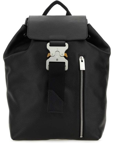 1017 ALYX 9SM Leather Tank Backpack - Black