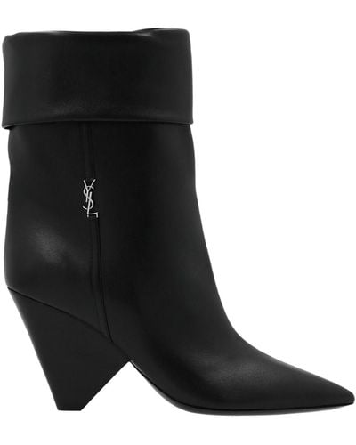 Saint Laurent Nikki Ankle Boots - Black