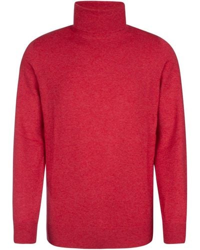 Mens 2025 turtleneck red