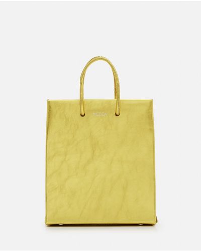 MEDEA Longstrap Metallic Bag - Yellow