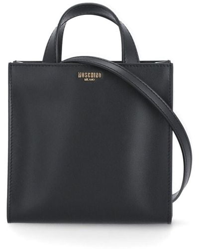 Moschino Leather Shoulder Bag - Blue