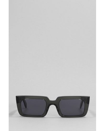 Séfr Sunglasses In Black Acrylic - Grey