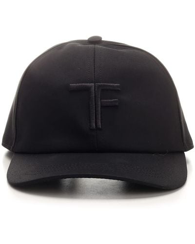 Tom Ford Cap With Logo - Black