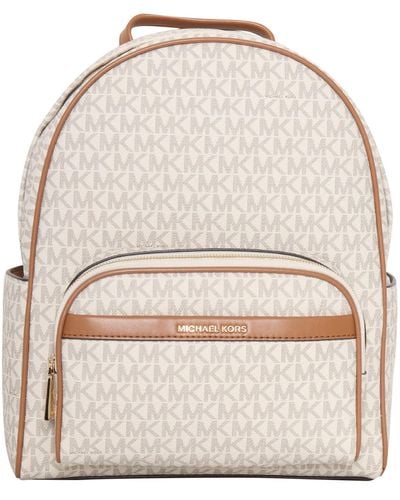 Michael Kors Backpack With Logo - Natural