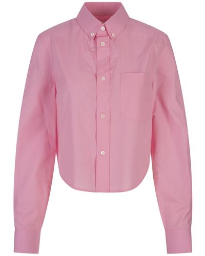 Marni Cropped Shirt - Pink