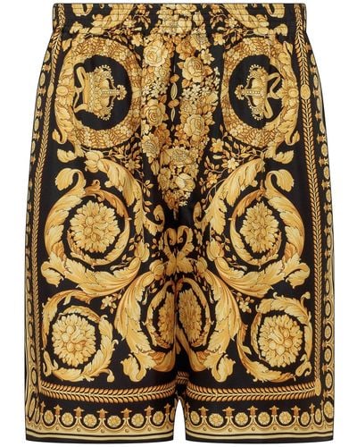 Versace Baroque Shorts - Metallic