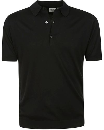 John Smedley Adrian Shirt Ss - Black