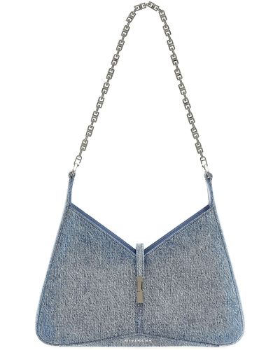 Givenchy Small 'Cut Out' Shoulder Bag - Blue