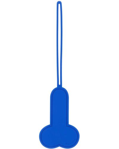 JW Anderson Rubber Penis Key Ring - Blue