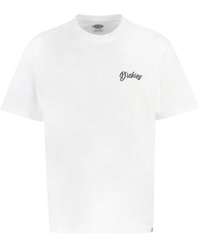Dickies Dighton Cotton Crew-neck T-shirt - White