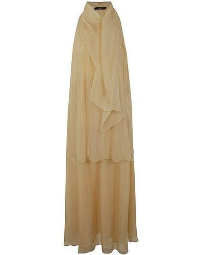 Seventy Sleeveless Long Dress - Natural