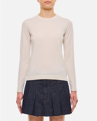 Ralph Lauren Cashmere Jersey Pullover - White