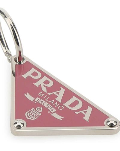 Prada 925 Symbole Single Right Earring - Pink