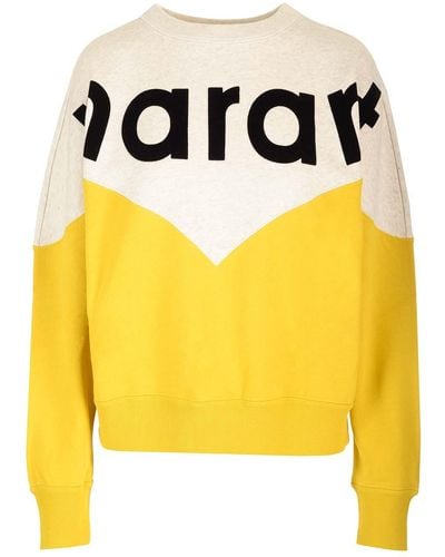 Isabel Marant Houston Sweatshirt - Yellow