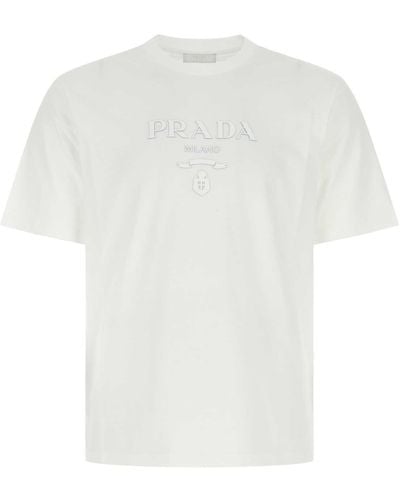 Prada Logo T-shirt - White