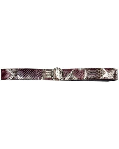 Orciani Leather Belt - Red