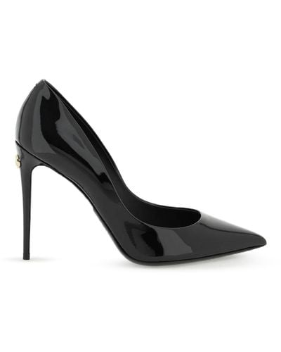 Dolce & Gabbana 'cardinale' Patent Leather Pumps - Black
