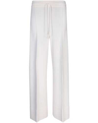 Ermanno Scervino Viscose Trousers - White