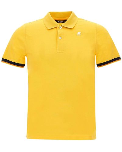 K-Way Vincent Cotton Polo Shirt - Yellow