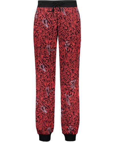 M Missoni Knitted Trousers - Red
