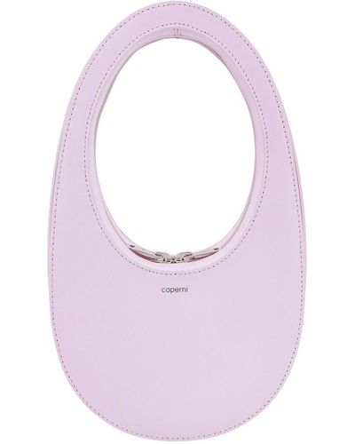 Coperni Swipe Zip-Up Mini Top Handle Bag - Pink