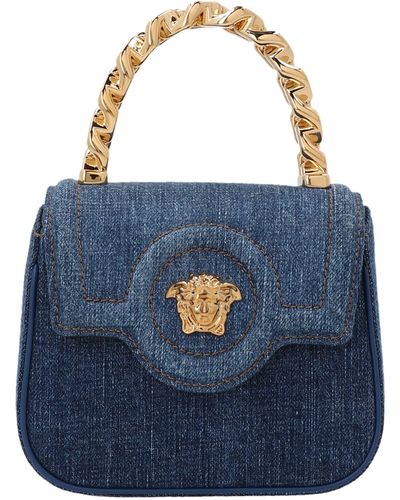 Versace La Medusa Mini Handbag - Blue