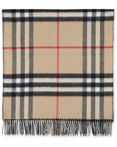 Burberry Reversible Check Scarf - Gray