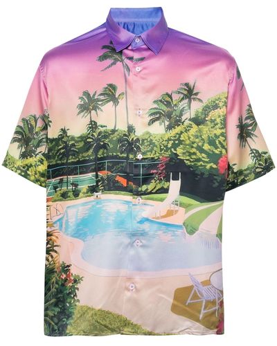 FAMILY FIRST Bowling Shirt - Multicolour