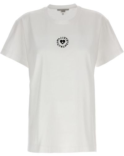 Stella McCartney Iconic Mini Heart T-shirt - White