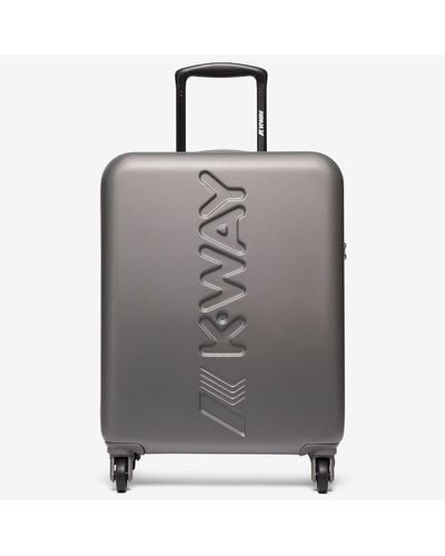 K-Way Trolley Piccolo Con Logo Luggage - Gray