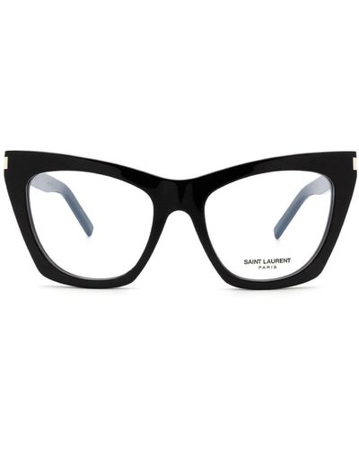 Saint Laurent Kate Cat-eye Glasses - Black