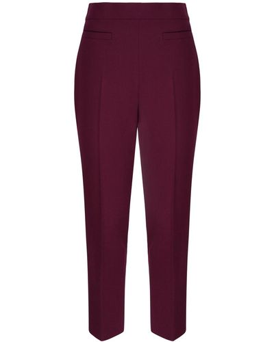 Fendi Wool Trousers - Purple