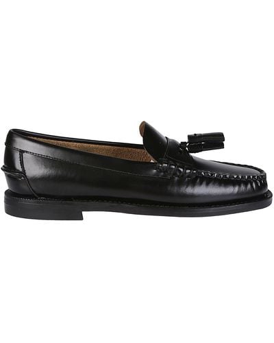 Sebago Classic Dan Multi Tassel Loafers - Black