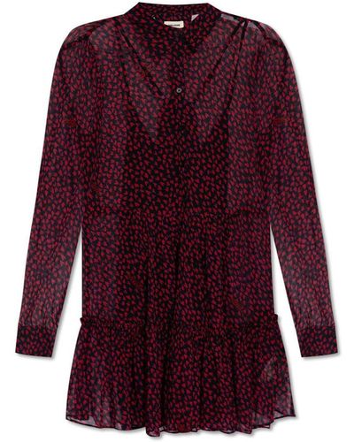 Zadig & Voltaire 'razyele' Dress With Heart Motif, - Purple