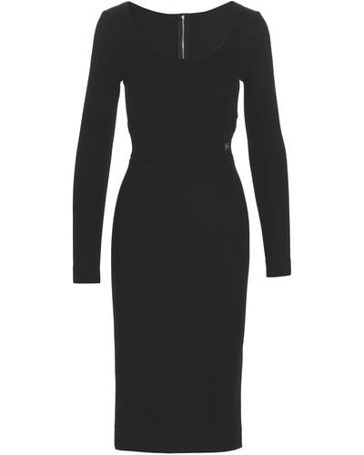 Dolce & Gabbana Logo Dress - Black