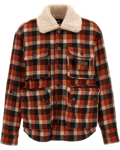 DSquared² Americana Field Casual Jackets, Parka - Brown