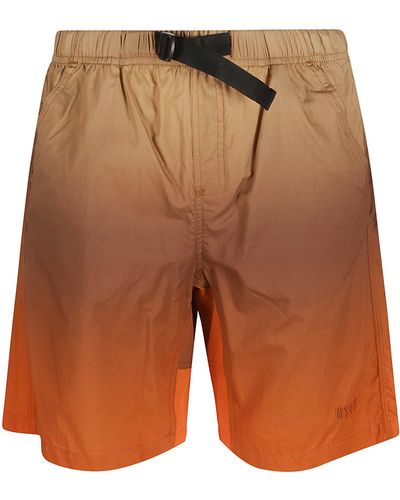 MSGM Strapped Shorts - Orange