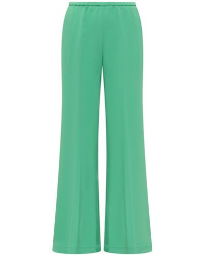 Forte Forte Forte-forte Crepe Stretch Pant - Green