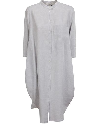 Stefano Mortari Korean Linen Dress M/L - Gray